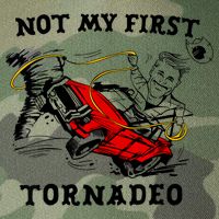 Not My First Tornadeo Legacy Tie Dye Trucker Hat