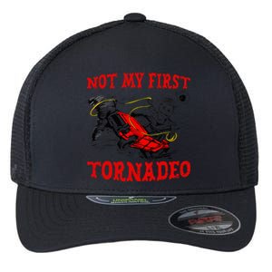 Not My First Tornadeo Not My First Tornado Flexfit Unipanel Trucker Cap