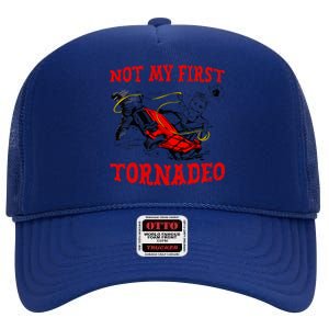 Not My First Tornadeo Not My First Tornado High Crown Mesh Back Trucker Hat