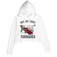 Not My First Tornado Not My First Tornadeo Rodeo Crop Fleece Hoodie