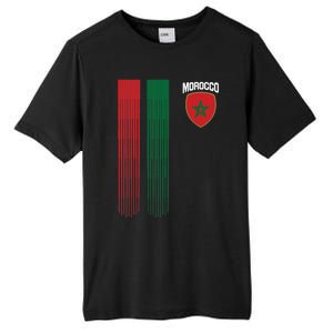 National Morocco Flag Moroccan Football Fan Soccer Team Tall Fusion ChromaSoft Performance T-Shirt