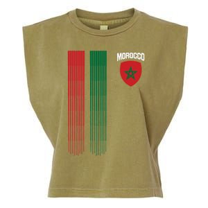 National Morocco Flag Moroccan Football Fan Soccer Team Garment-Dyed Women's Muscle Tee