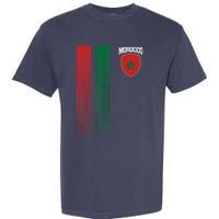 National Morocco Flag Moroccan Football Fan Soccer Team Garment-Dyed Heavyweight T-Shirt