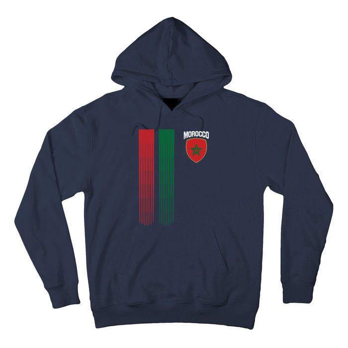 National Morocco Flag Moroccan Football Fan Soccer Team Hoodie