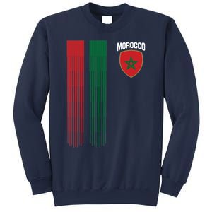 National Morocco Flag Moroccan Football Fan Soccer Team Sweatshirt