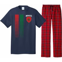 National Morocco Flag Moroccan Football Fan Soccer Team Pajama Set