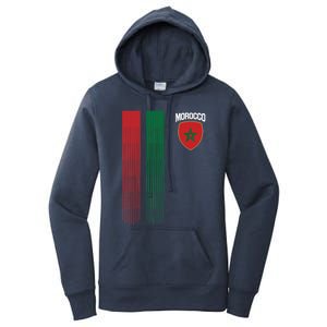 National Morocco Flag Moroccan Football Fan Soccer Team Women's Pullover Hoodie