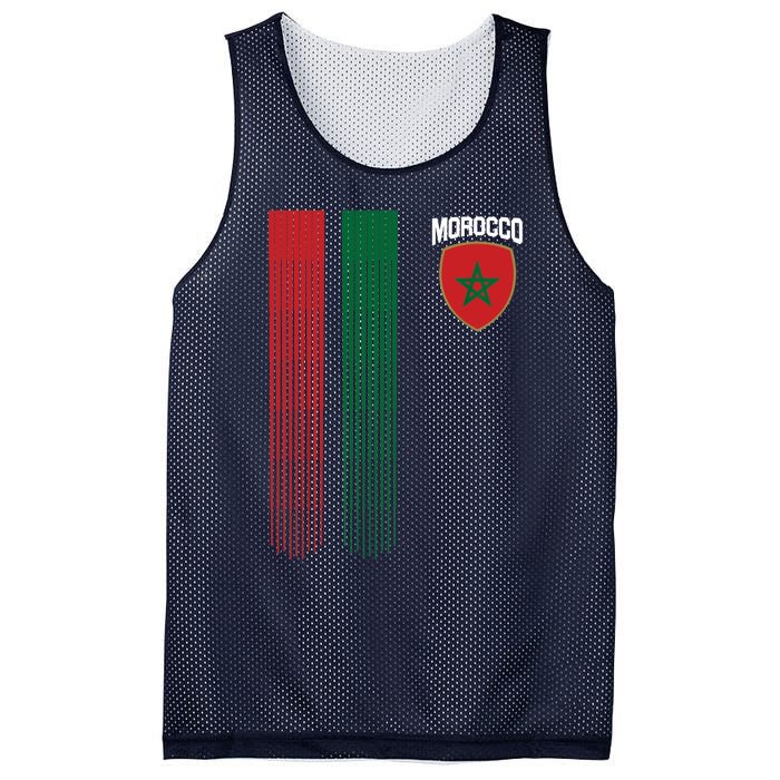 National Morocco Flag Moroccan Football Fan Soccer Team Mesh Reversible Basketball Jersey Tank