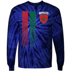 National Morocco Flag Moroccan Football Fan Soccer Team Tie-Dye Long Sleeve Shirt