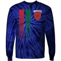 National Morocco Flag Moroccan Football Fan Soccer Team Tie-Dye Long Sleeve Shirt