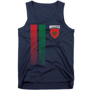 National Morocco Flag Moroccan Football Fan Soccer Team Tank Top