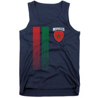 National Morocco Flag Moroccan Football Fan Soccer Team Tank Top