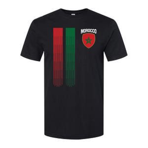 National Morocco Flag Moroccan Football Fan Soccer Team Softstyle CVC T-Shirt