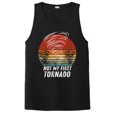 Not My First Tornado Funny Quote Not My First Tornado PosiCharge Competitor Tank