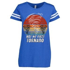 Not My First Tornado Funny Quote Not My First Tornado Enza Ladies Jersey Football T-Shirt