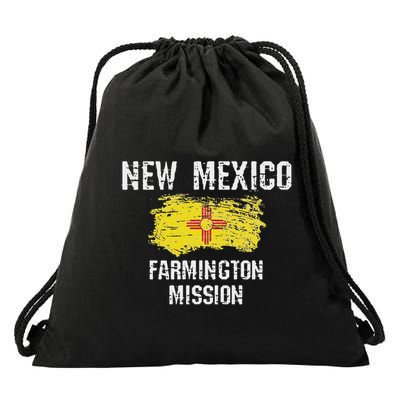 New Mexico Farmington Mission Drawstring Bag
