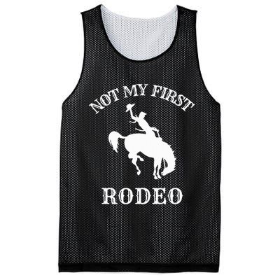 Not My First Rodeo Mesh Reversible Basketball Jersey Tank