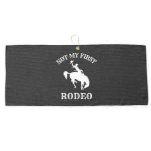 Not My First Rodeo Large Microfiber Waffle Golf Towel