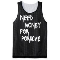 Need Money For Funny Sports Car Mesh Reversible Basketball Jersey Tank