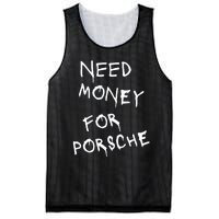 Need Money For Porsche Mesh Reversible Basketball Jersey Tank