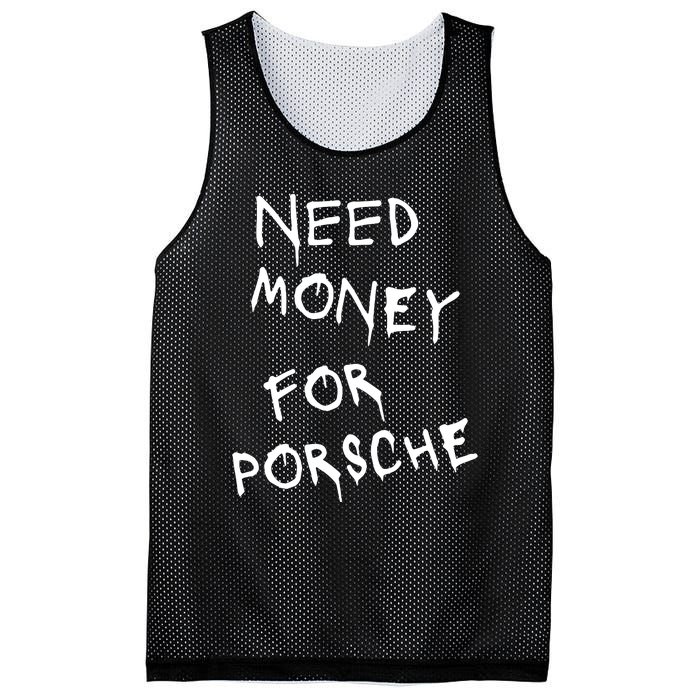 Need Money For Porsche Mesh Reversible Basketball Jersey Tank