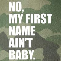 No My First Name Aint Baby Funny Legacy Tie Dye Trucker Hat