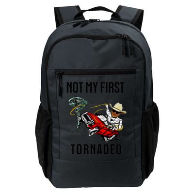 Not My First Tornadeo Not My First Tornado Meme Funny Daily Commute Backpack