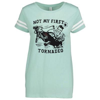 Not My First Tornado Enza Ladies Jersey Football T-Shirt