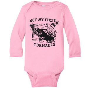 Not My First Tornado Baby Long Sleeve Bodysuit