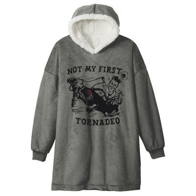 Not My First Tornado Hooded Wearable Blanket