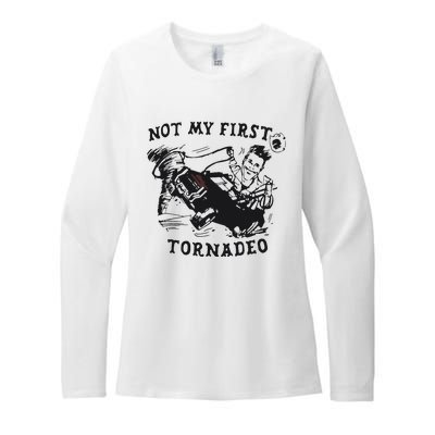 Not My First Tornado Womens CVC Long Sleeve Shirt