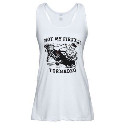 Not My First Tornado Ladies Essential Flowy Tank