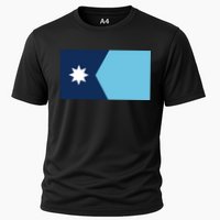 New Minnesota Flag Cooling Performance Crew T-Shirt