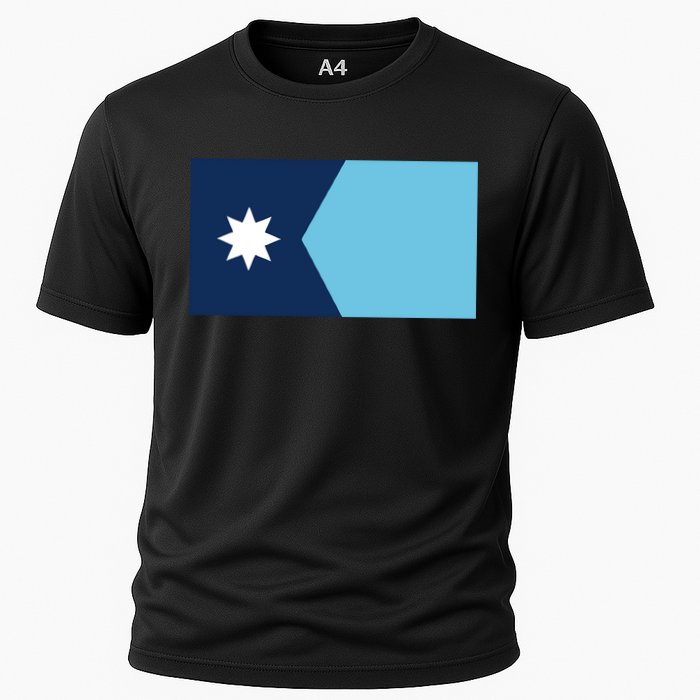 New Minnesota Flag Cooling Performance Crew T-Shirt