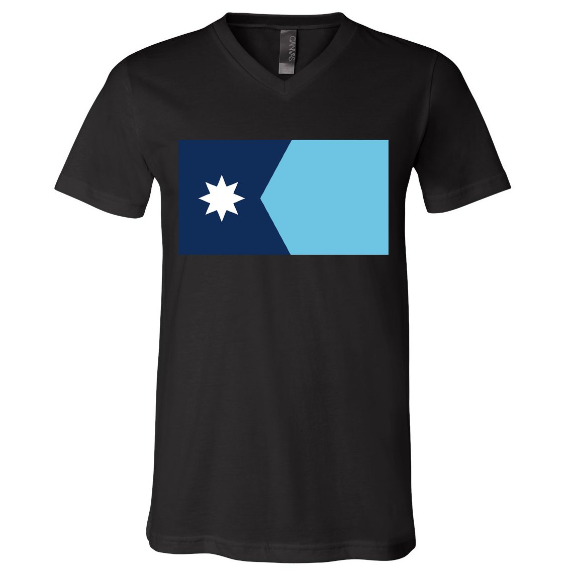 New Minnesota Flag V-Neck T-Shirt