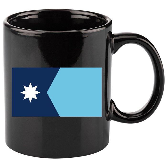New Minnesota Flag 11oz C Handle Ceramic Mug