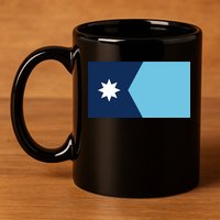 New Minnesota Flag 11oz C Handle Ceramic Mug