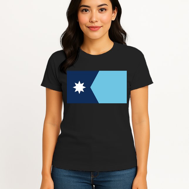 New Minnesota Flag Womens T-Shirt