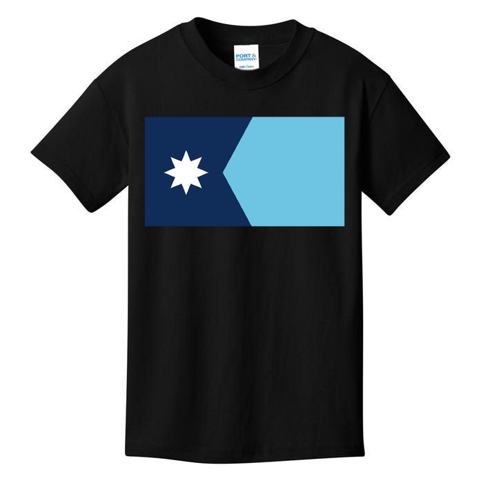 New Minnesota Flag Kids T-Shirt