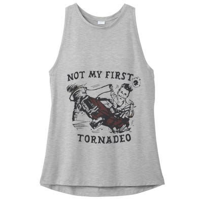 Not My First Tornado Ladies PosiCharge Tri-Blend Wicking Tank