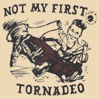 Not My First Tornado Drawstring Bag