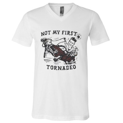 Not My First Tornado V-Neck T-Shirt