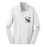 Not My First Tornado Silk Touch Performance Long Sleeve Polo