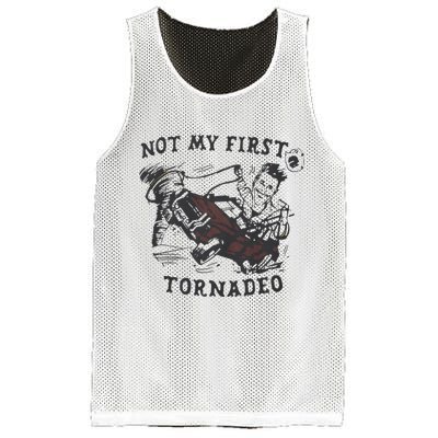 Not My First Tornado Mesh Reversible Basketball Jersey Tank