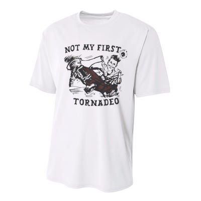 Not My First Tornado Performance Sprint T-Shirt