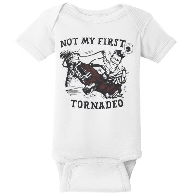 Not My First Tornado Baby Bodysuit