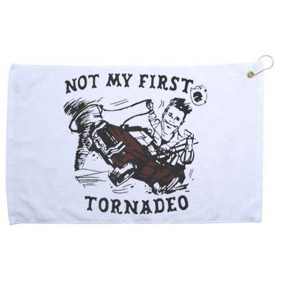 Not My First Tornado Grommeted Golf Towel