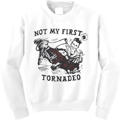 Not My First Tornado Kids Sweatshirt