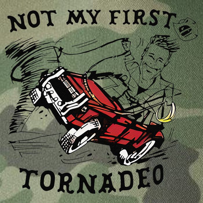 Not My First Tornado Legacy Tie Dye Trucker Hat