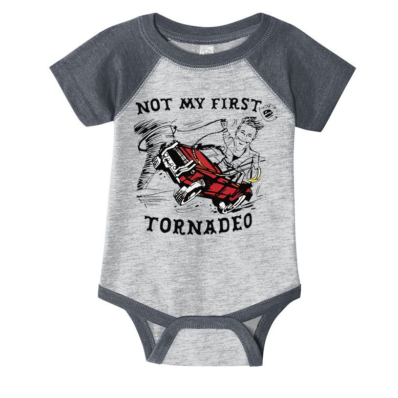 Not My First Tornado Infant Baby Jersey Bodysuit